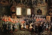 LANCRET, Nicolas Solemn Session of the Parliament for KingLouis XIV,February 22.1723 oil painting on canvas